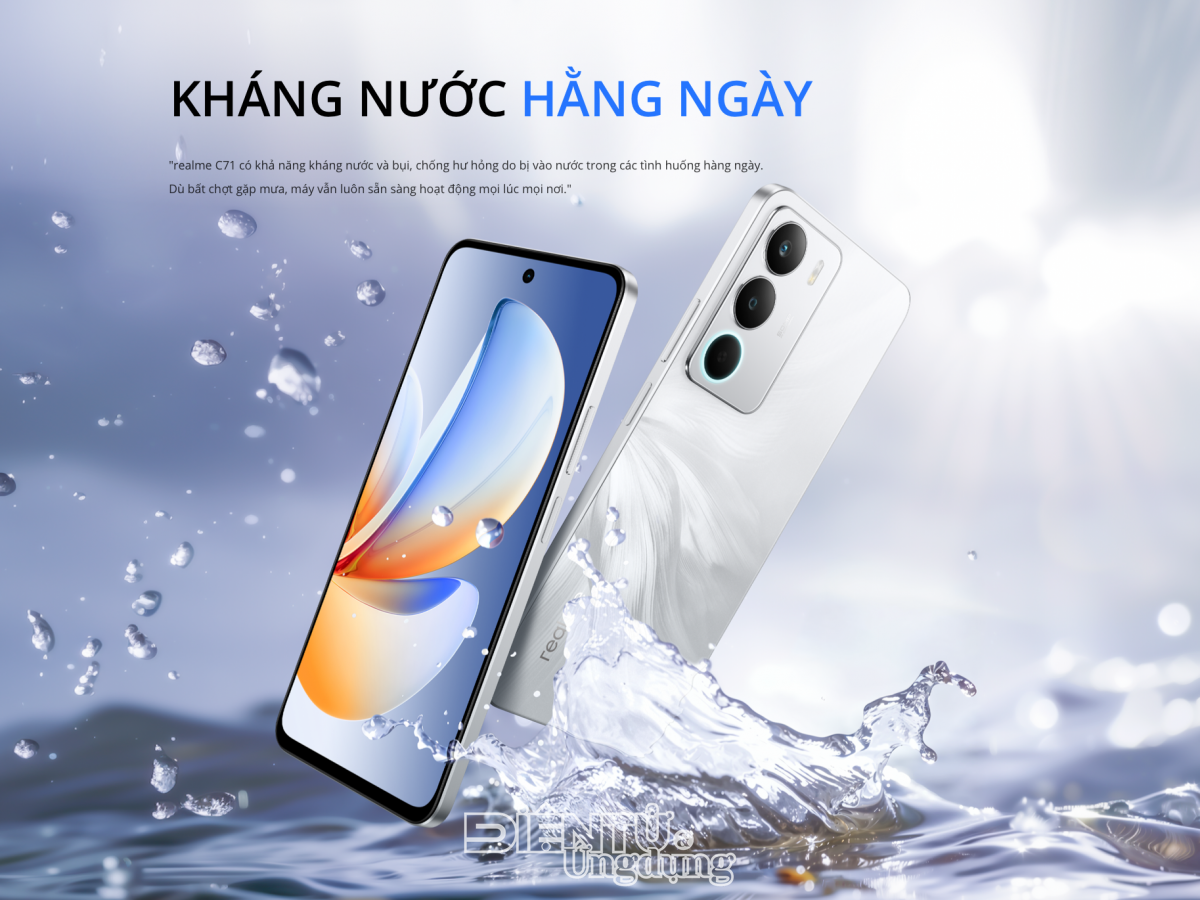 realme C71: sạc 1 giờ dùng 2 ngày