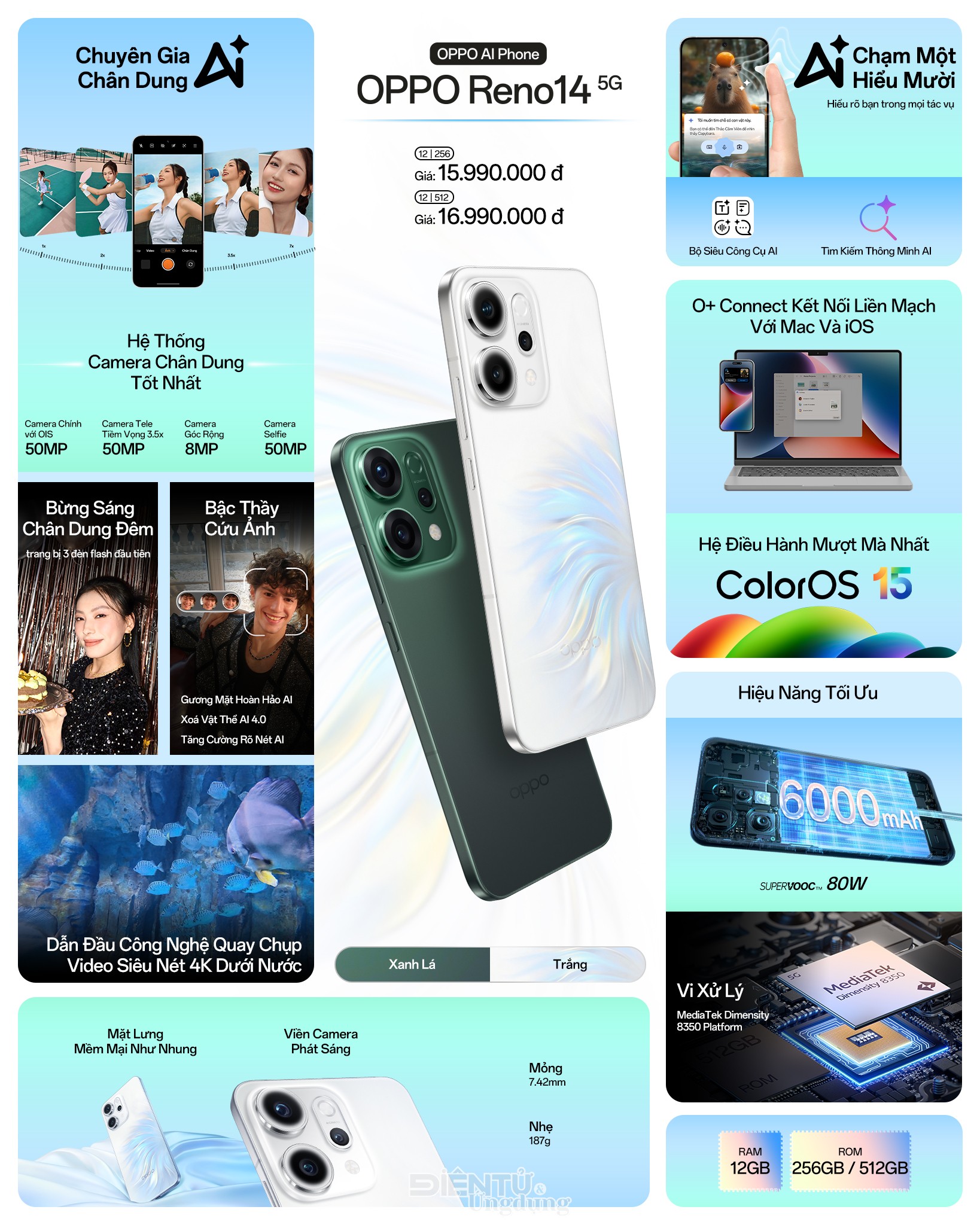 OPPO Reno14 Series chính thức ra mắt, bản cao cấp nhất có giá 18.900.000 đồng OPPO Reno14 Series chính thức ra mắt, bản cao cấp nhất có giá 18.900.000 đồng