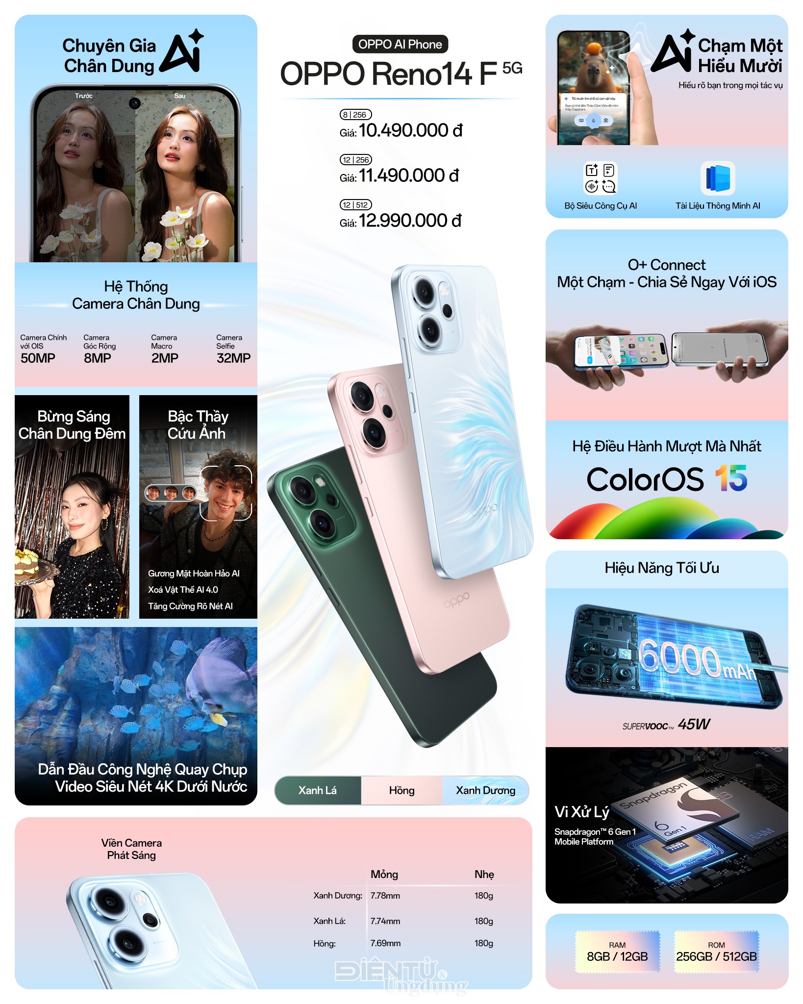 OPPO Reno14 Series chính thức ra mắt, bản cao cấp nhất có giá 18.900.000 đồng OPPO Reno14 Series chính thức ra mắt, bản cao cấp nhất có giá 18.900.000 đồng