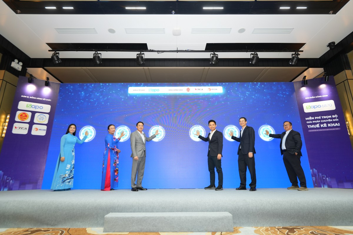 Sapo kích hoạt chương trình hỗ trợ 5 triệu hộ kinh doanh chuyển đổi sang kê khai thuế điện tử miễn phí Sapo kích hoạt chương trình hỗ trợ 5 triệu hộ kinh doanh chuyển đổi sang kê khai thuế điện tử miễn phí