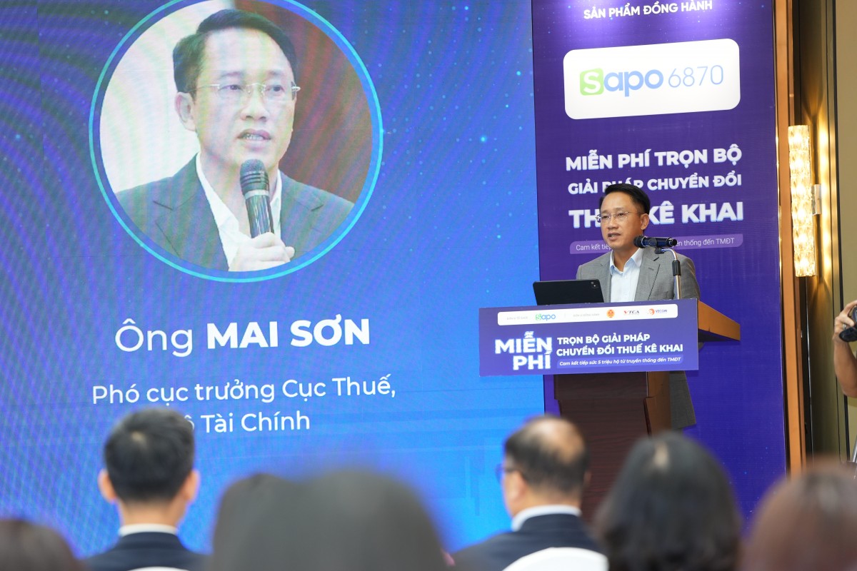 Sapo kích hoạt chương trình hỗ trợ 5 triệu hộ kinh doanh chuyển đổi sang kê khai thuế điện tử miễn phí Sapo kích hoạt chương trình hỗ trợ 5 triệu hộ kinh doanh chuyển đổi sang kê khai thuế điện tử miễn phí
