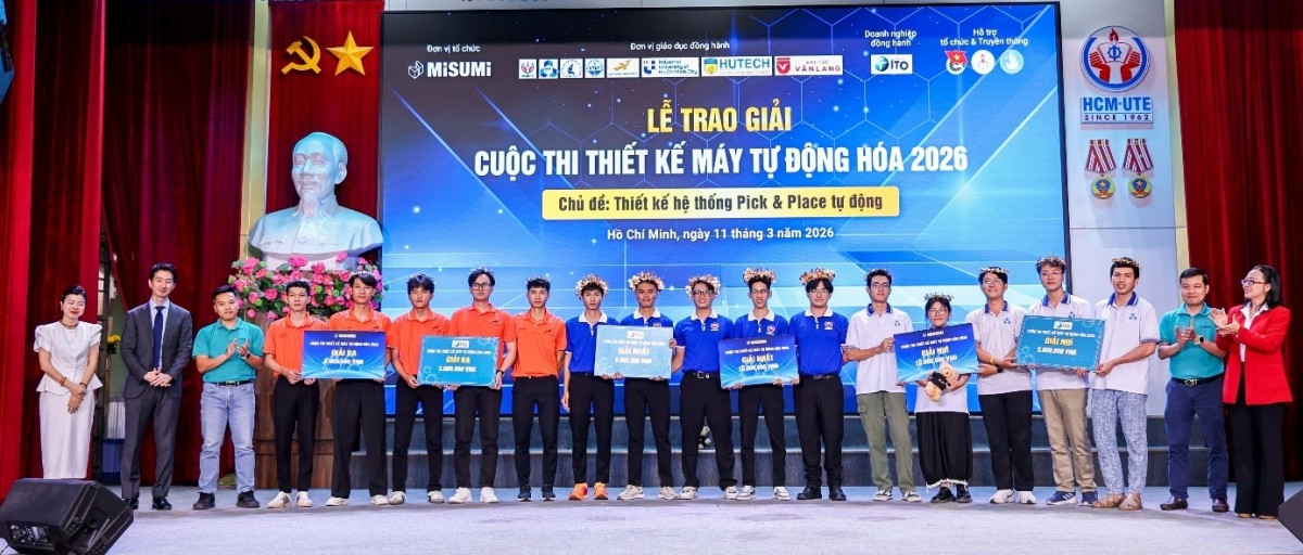 267 sinh viên tham gia cuộc thi thiết kế máy tự động hóa theo tiêu chuẩn toàn cầu