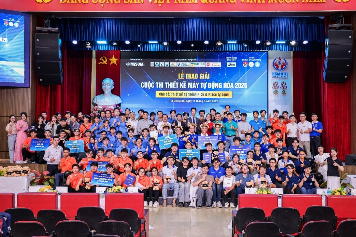 267 sinh viên tham gia cuộc thi thiết kế máy tự động hóa theo tiêu chuẩn toàn cầu