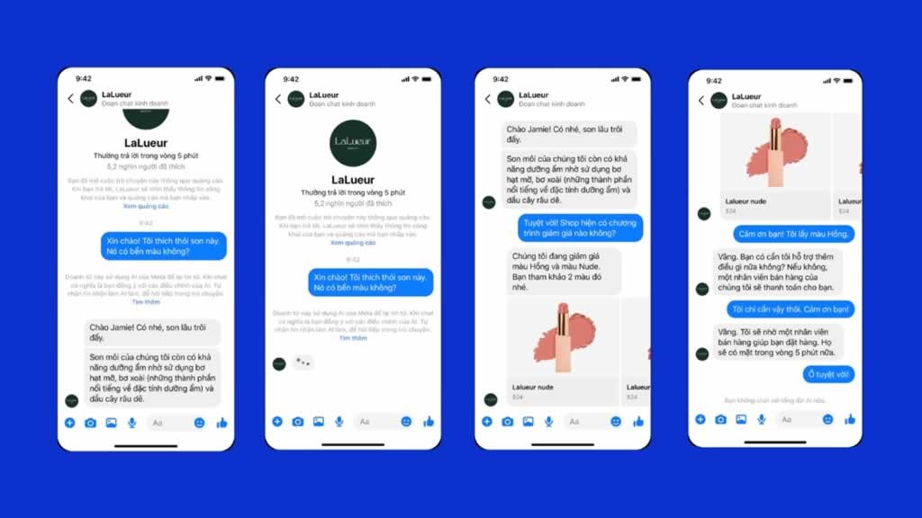 Trợ lý kinh doanh Business AI trên Messenger