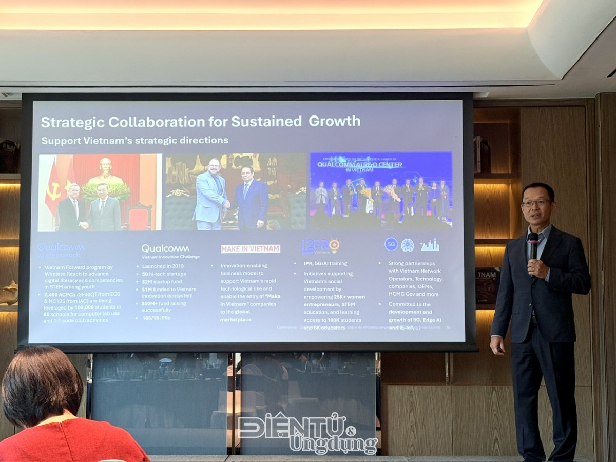 Cam kết đồng hành dài hạn cùng Việt Nam, Qualcomm tăng cường hợp tác chiến lược với các công ty công nghệ Việt