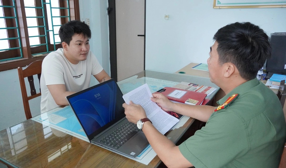 Trần Quang Trọng, chủ mưu đường dây chiếm quyền thuê bao để nhận mã OTP ngân hàng, chiếm đoạt hơn 23 tỷ đồng. (Ảnh: Công an Quảng Trị)