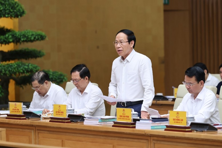 Phó Thủ tướng Chính phủ Lê Tiến Châu phát biểu - Ảnh: VGP/Nhật Bắc