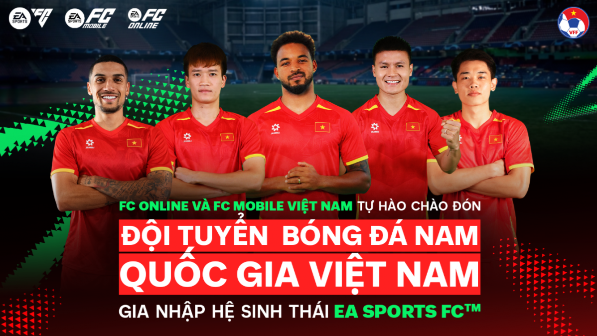 Đội tuyển Việt Nam chính thức xuất hiện trong tựa game EA SPORTS FC