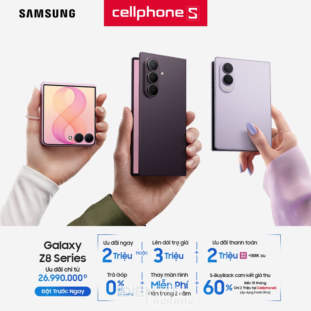 Thu cũ lên đời Galaxy Z Series Mới tại CellphoneS nhận ưu đãi đến 5 triệu đồng
