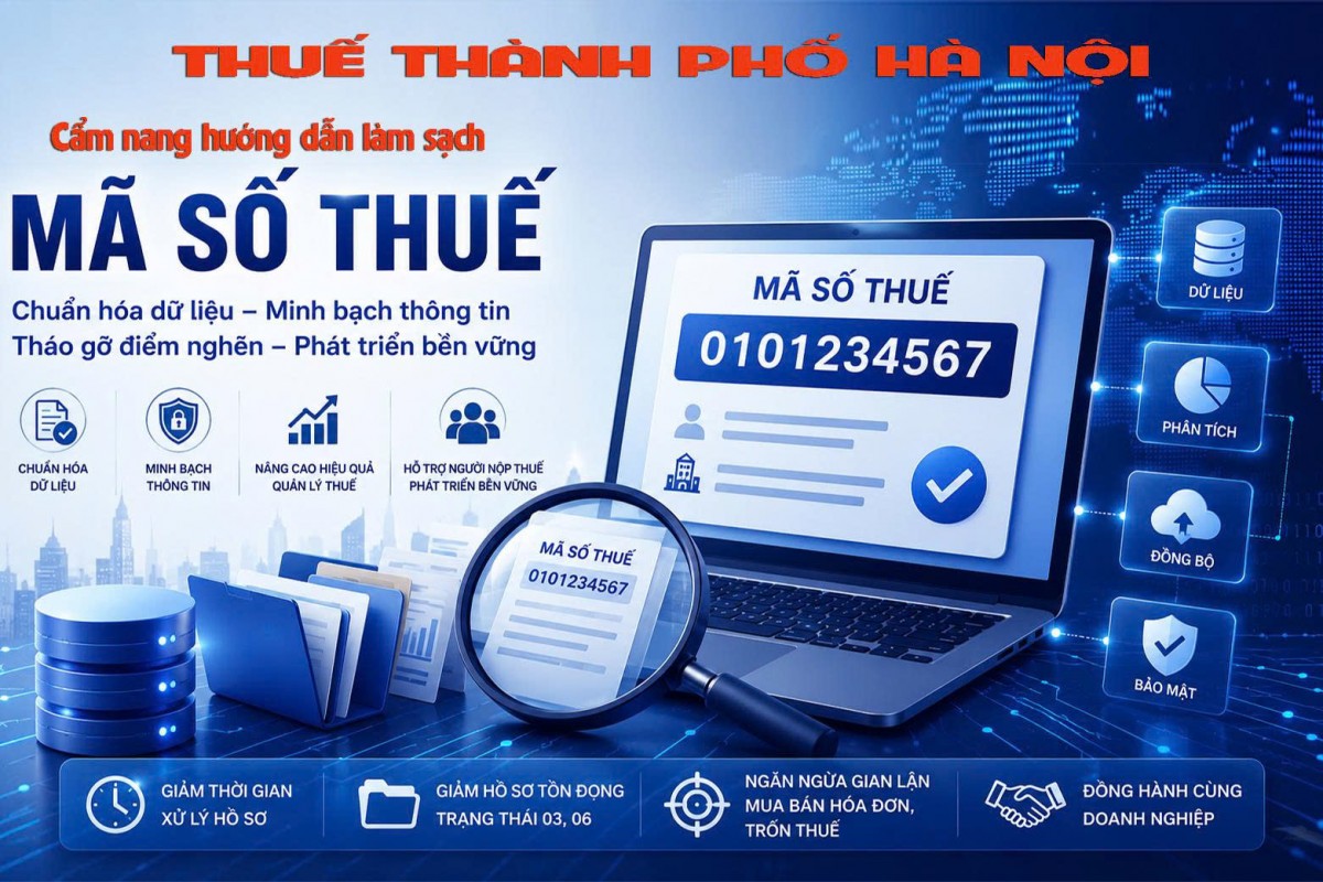 Thuế TP Hà Nội ra mắt cẩm nang hướng dẫn xử lý vướng mắc về mã số thuế