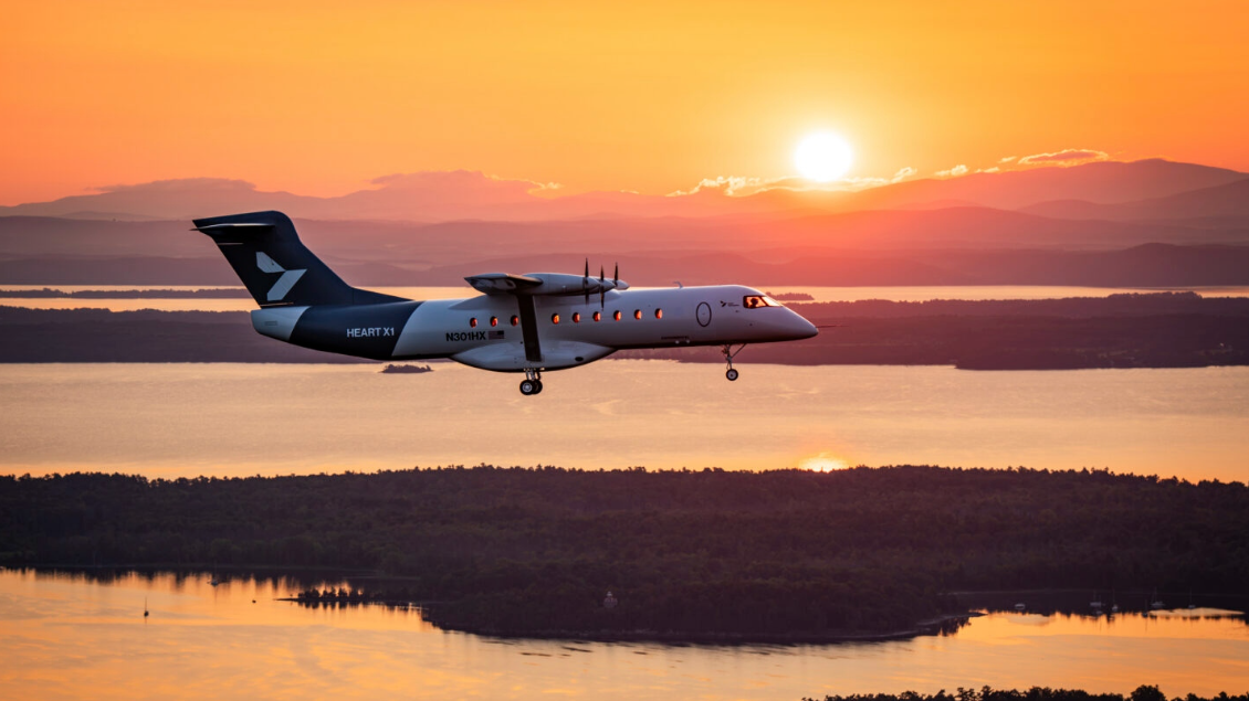 Máy bay điện X1 hoàn tất chuyến bay thử nghiệm. Ảnh: Heart Aerospace.