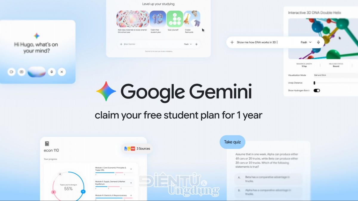 Chào đón mùa Back To School cùng Google Gemini