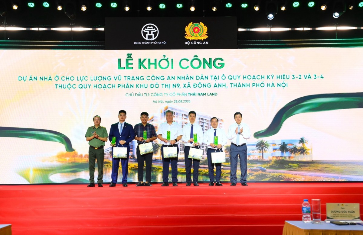 Khởi công dự án nhà ở gần 7.000 tỷ đồng cho lực lượng Công an tại Đông Anh
