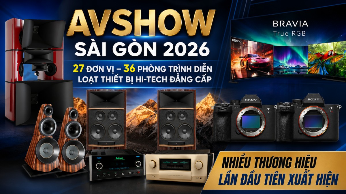 AVSHOW Sài Gòn 2026 quy tụ 27 đơn vị, trình diễn loạt thiết bị hi-tech