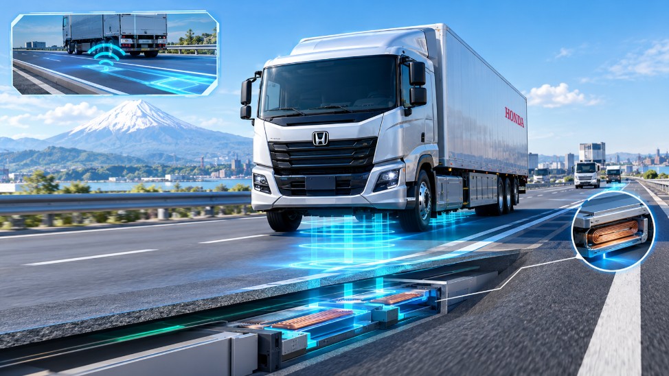Honda phát triển Công nghệ sạc không dây cho xe điện khi di chuyển