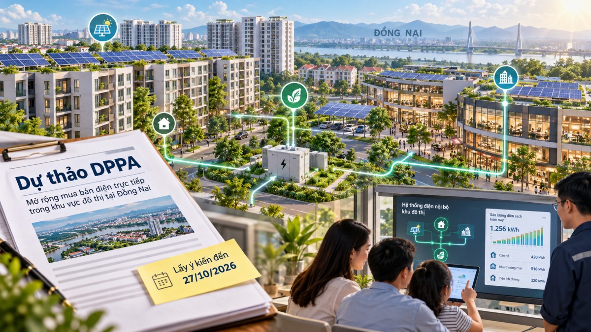 Đồng Nai đề xuất cho hộ dân mua điện trực tiếp qua khu đô thị