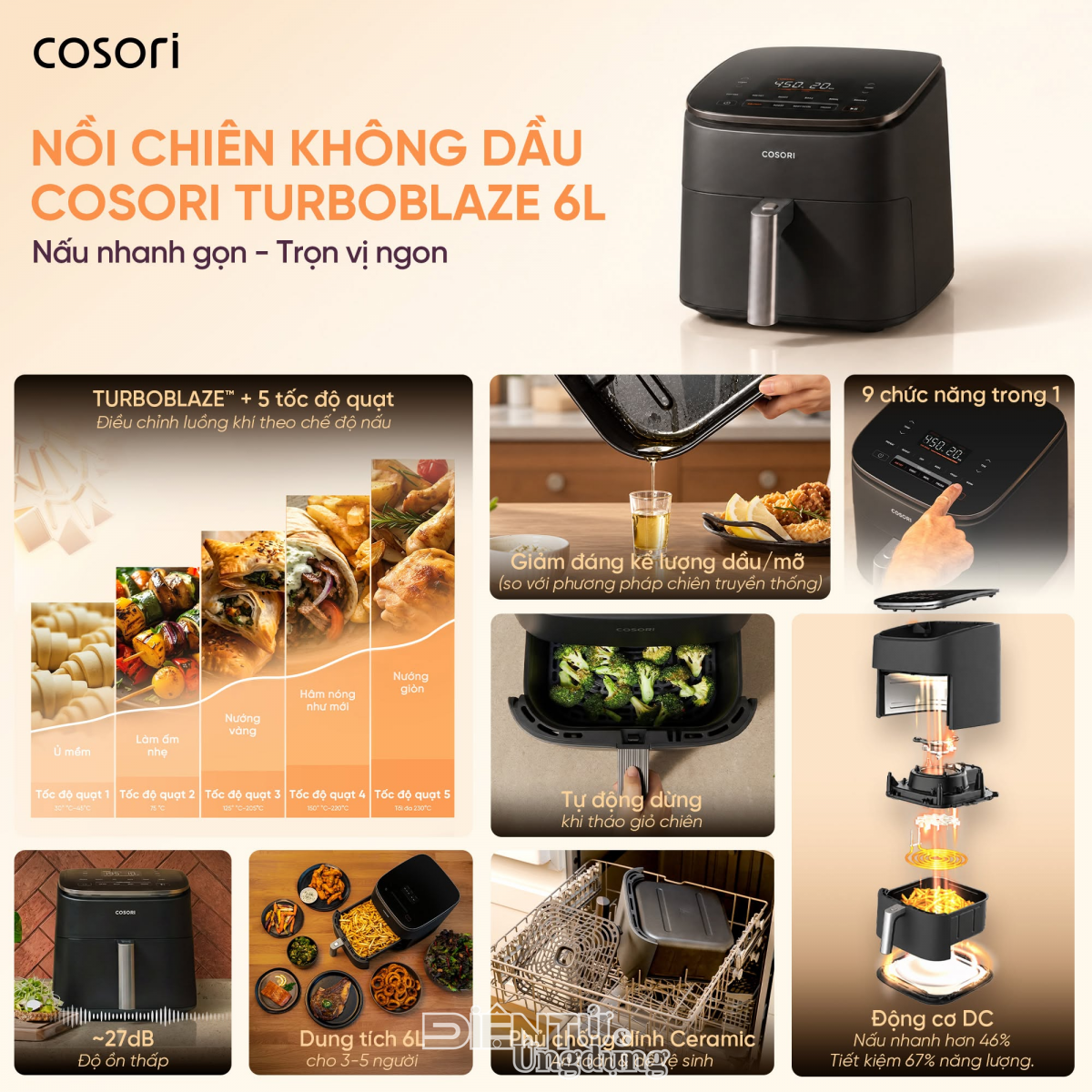 Thương hiệu gia dụng COSORI chính thức có mặt tại Việt Nam Thương hiệu gia dụng COSORI chính thức có mặt tại Việt Nam