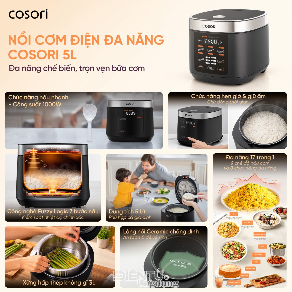 Thương hiệu gia dụng COSORI chính thức có mặt tại Việt Nam Thương hiệu gia dụng COSORI chính thức có mặt tại Việt Nam