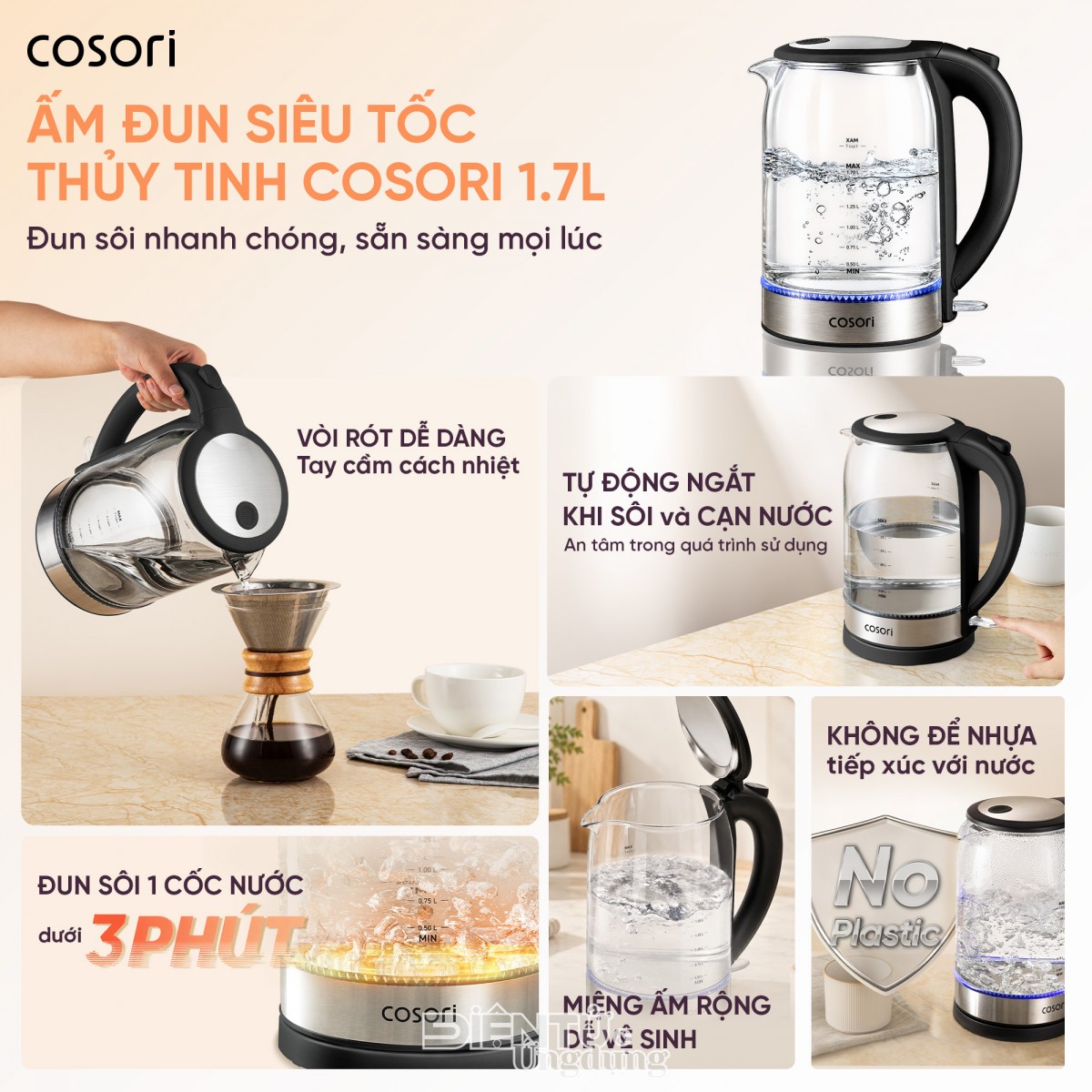 Thương hiệu gia dụng COSORI chính thức có mặt tại Việt Nam Thương hiệu gia dụng COSORI chính thức có mặt tại Việt Nam